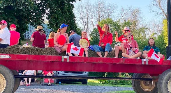 Canada Day parade at the Fairgrounds